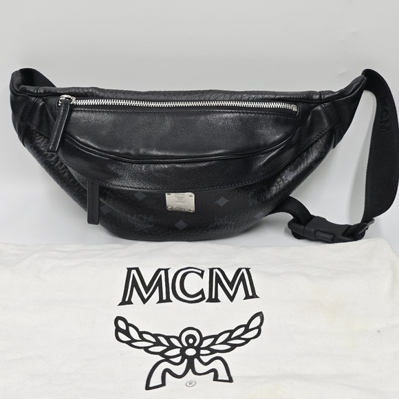 MCM Visetos Belt Bag